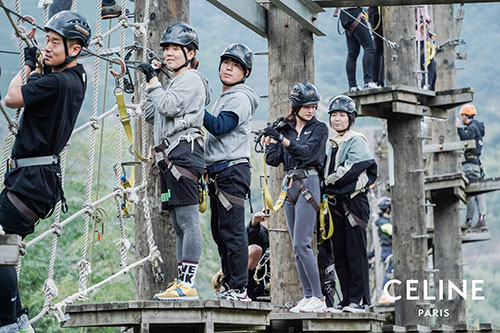 富阳celine户外运动现场拍摄